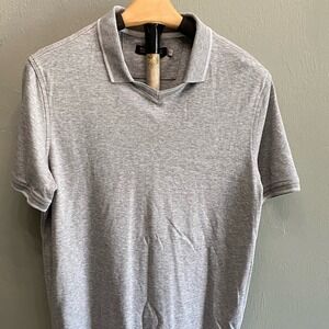 Banana Republic Light Gray Polo‎ Shirt